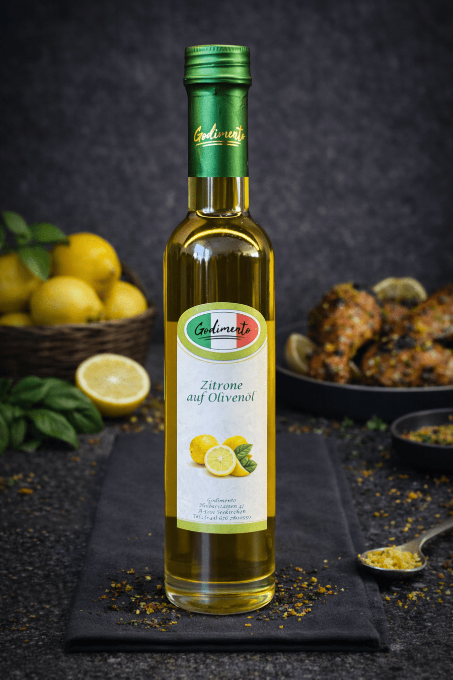 Italienisches Zitronen-Olivenöl von Godimento