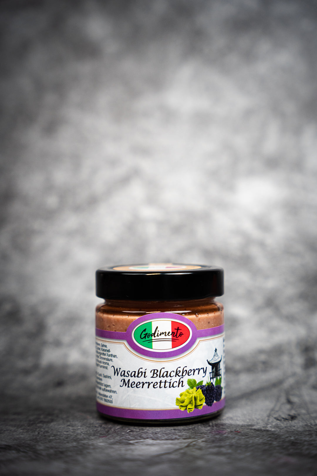 Wasabi Blackberry Meerrettich Senf