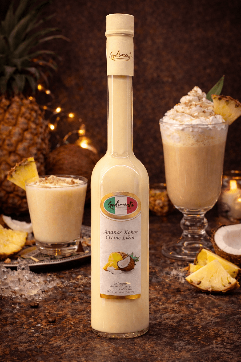 Ananas Kokos Sahne Likör - Godimento.at