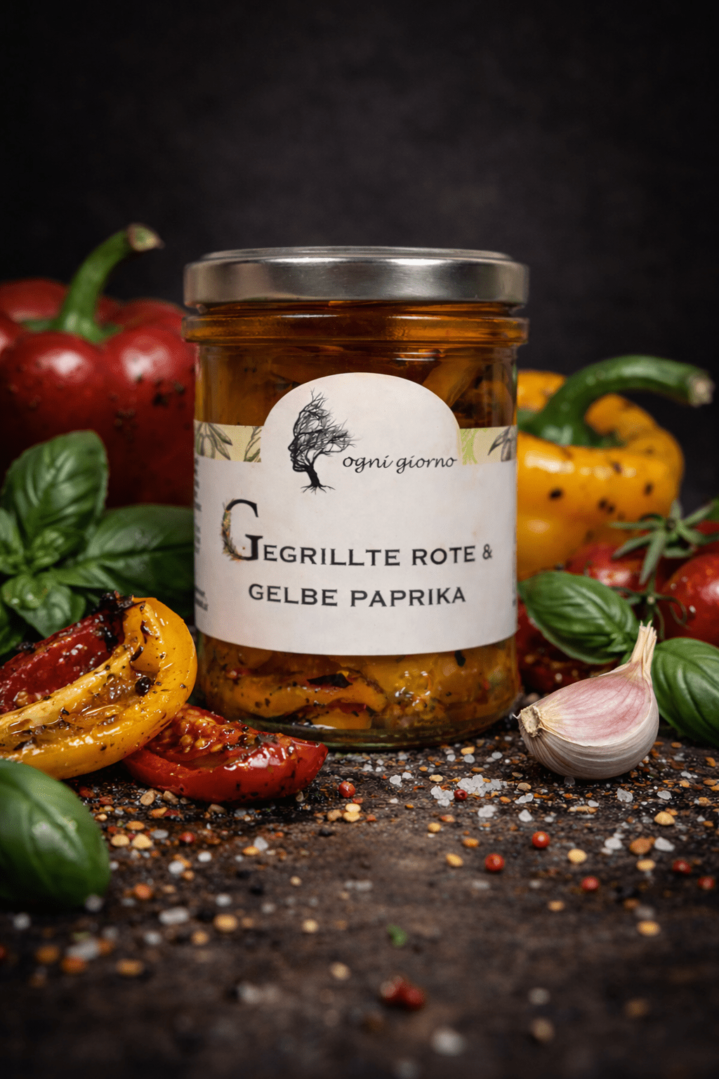 Gegrillte Rote & Gelbe Paprika - Godimento.at