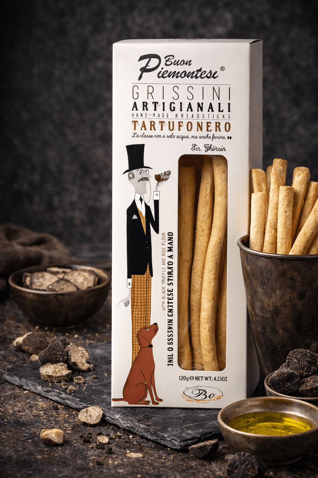 Grissini Artigianali Tartufo Nero - Godimento.at