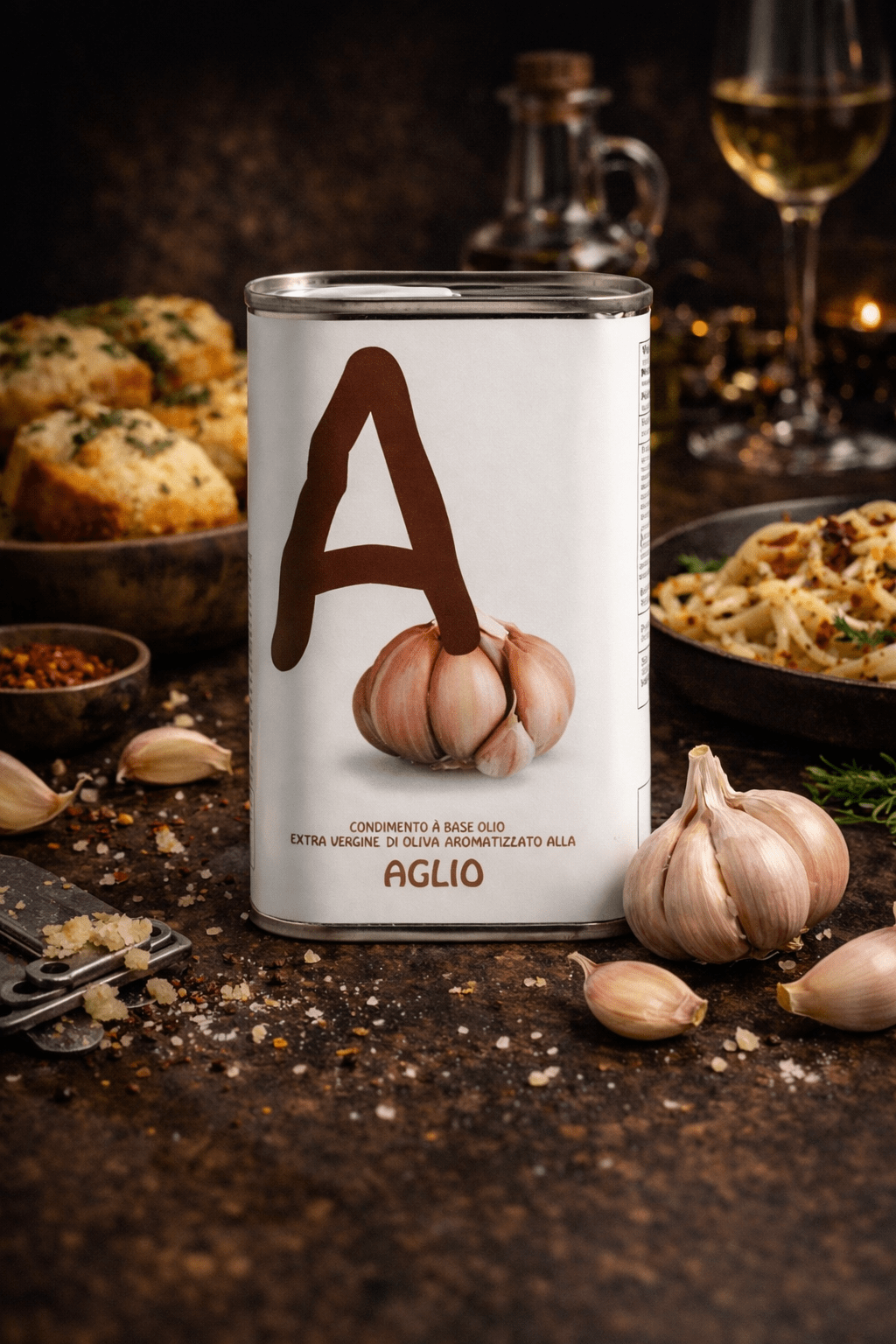 Knoblauch auf Olivenöl - Godimento.at