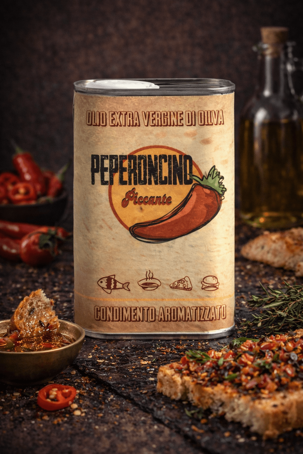 Peperoncino auf Olivenöl - Godimento.at