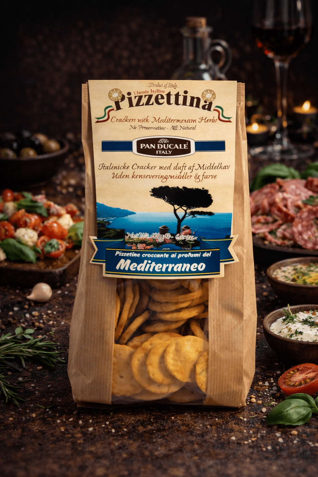 Pizzettina mit Mediterranen Kräutern - Godimento.at