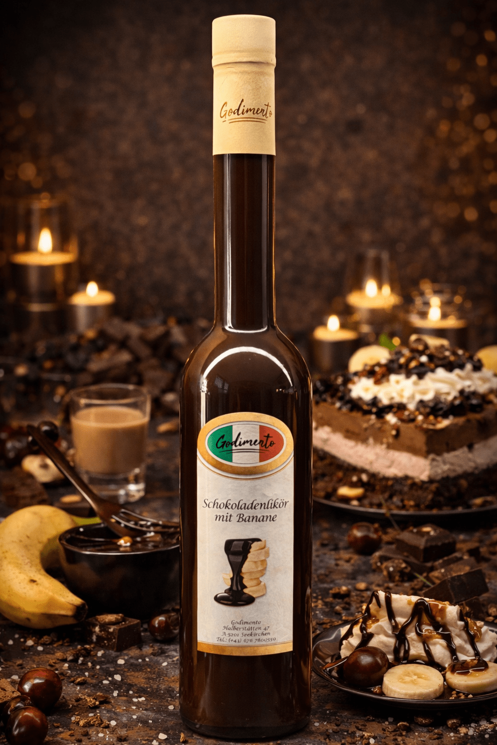 Schokoladenlikör mit Banane - Godimento.at