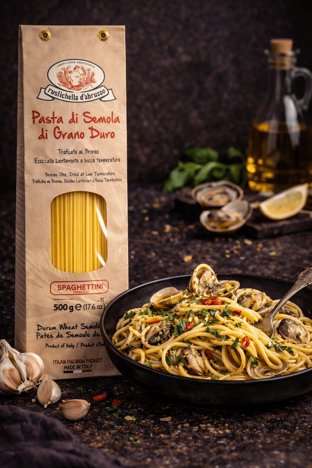 Spaghettini Pasta di Semola di Grano Duro - Godimento.at
