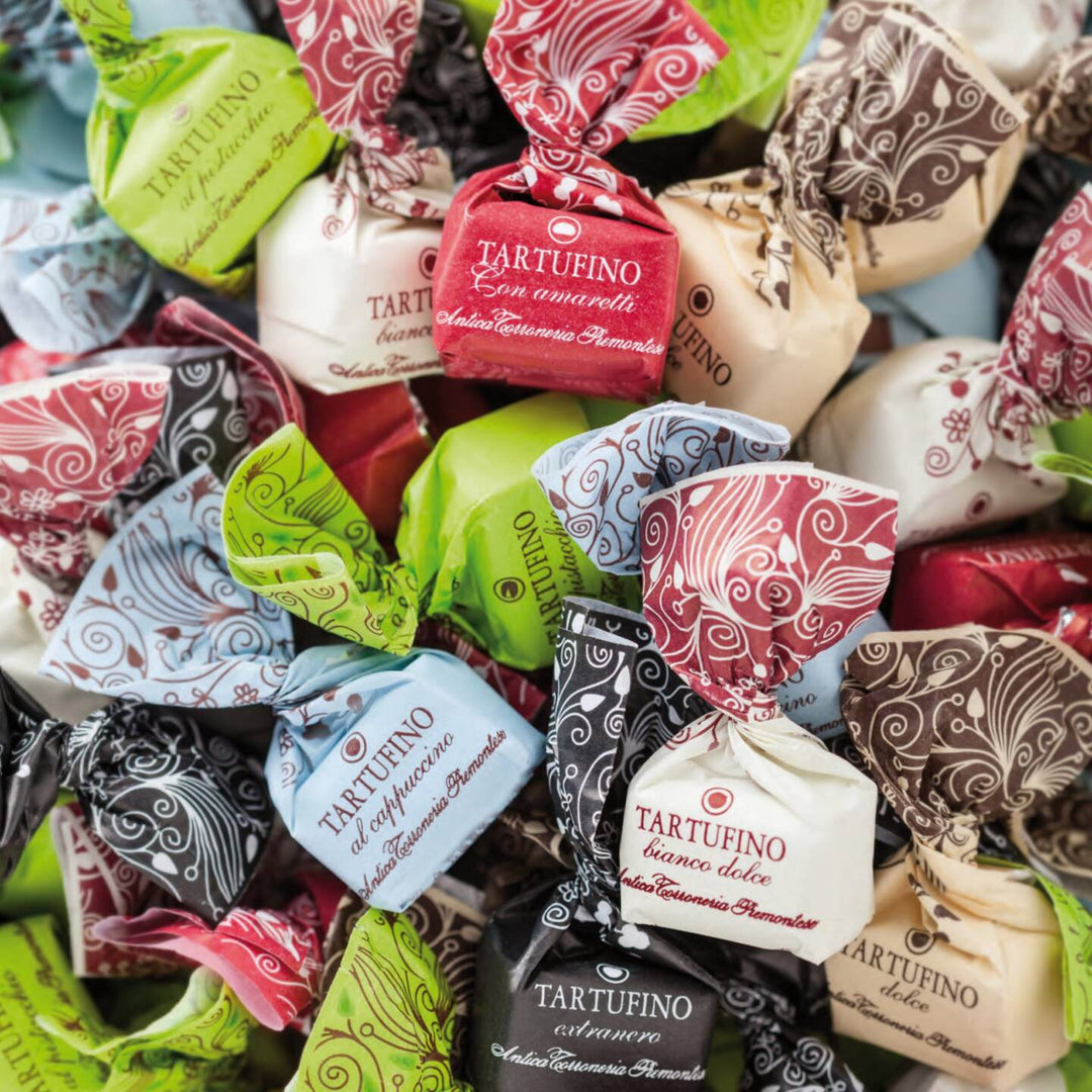 Tartufi dolci Fondente 70% e fave di cacao - Godimento.at