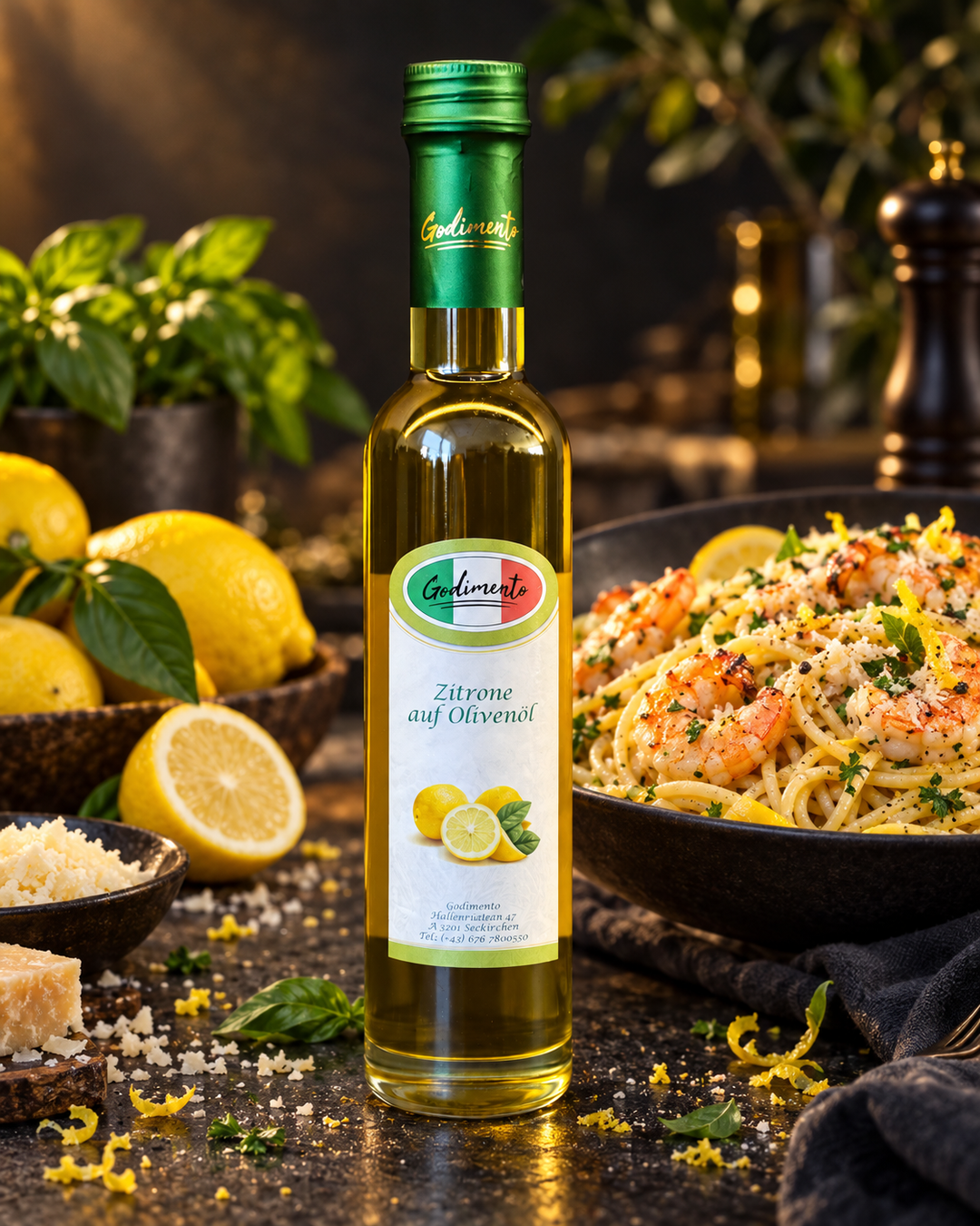 Zitrone auf Olivenöl – Italienisches Zitronen-Olivenöl - Godimento.at