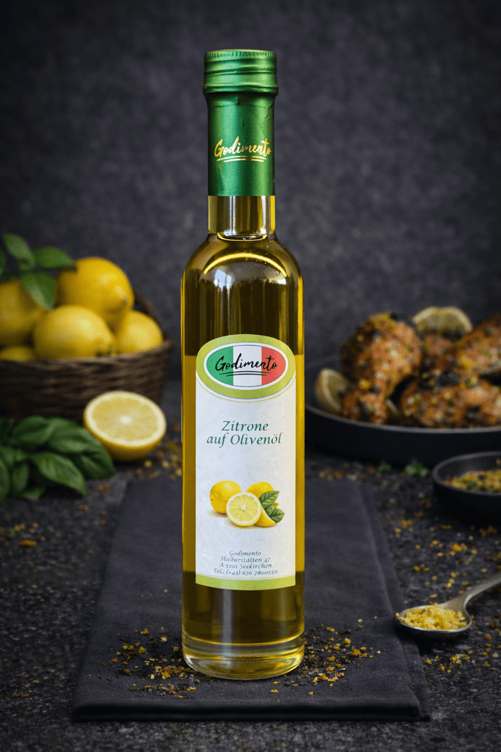 Italienisches Zitronen-Olivenöl von Godimento – 250 ml