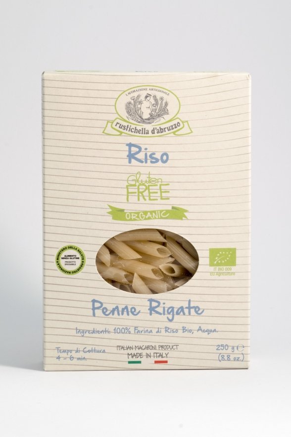 Penne Rigate Riso Bio Box - Godimento.at